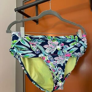 Lilly Pulitzer Colorful Floral Bikini Bottom